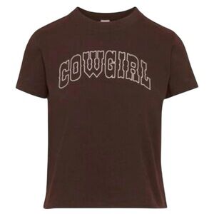 Sunday Best “Cowgirl” crew neck cropped t-shirt size XL excellent condition